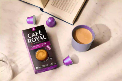 Capsules Café royal lungo forte - intensité 8 pour nespresso