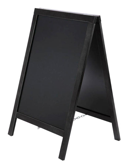Chevalet trottoir bois 75x135 - élégance et robustesse