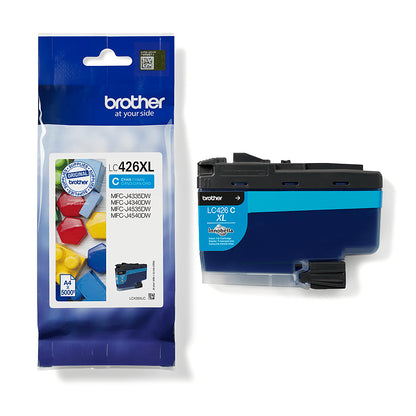 Cartouche d'encre Brother cyan LC426xLC - haute capacité 5000 pages