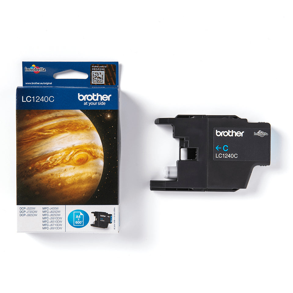 Cartouche d'encre Brother LC1240c - cyan, 600 pages