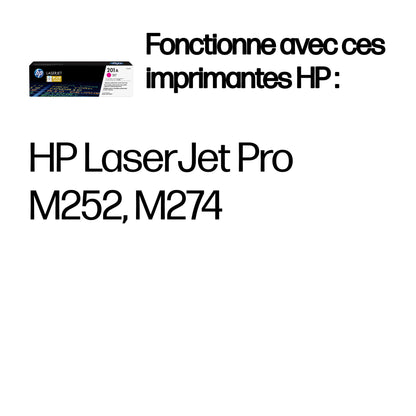 Cartouche toner HP laser 201a magenta - 1330 pages