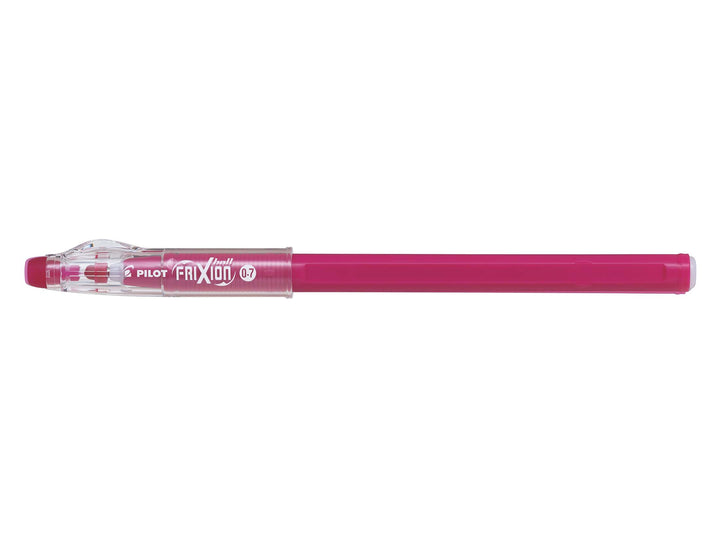 Stylo bille à encre gel frixion  0.7 mm -  ecriture rose framboise
