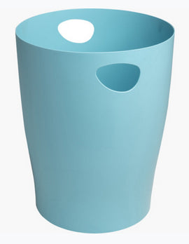 Corbeille papier skandi bleu givre
