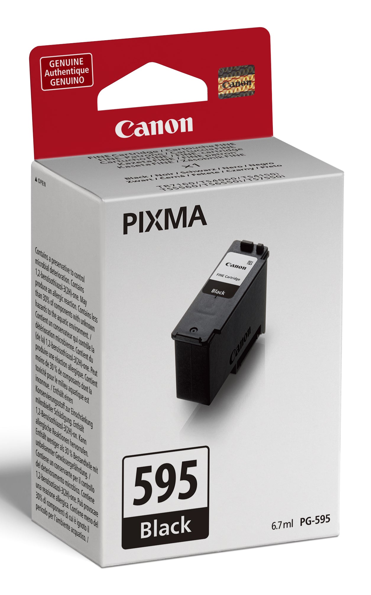 Cartouche d'encre Canon pg-595 bk - 180 pages