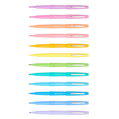 Feutres Moyenne Pointe - 16 Couleurs Assorties