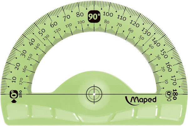 Rapporteur 180° 12cm - flexible et incassable