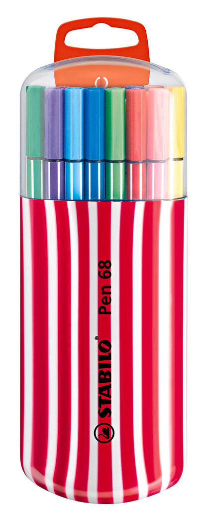Feutres pen 68 - pack 20 couleurs, pointe 1 mm