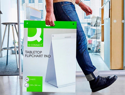 Bloc papier tableau  auto -adhésif 20feuilles - Format 508x584mm