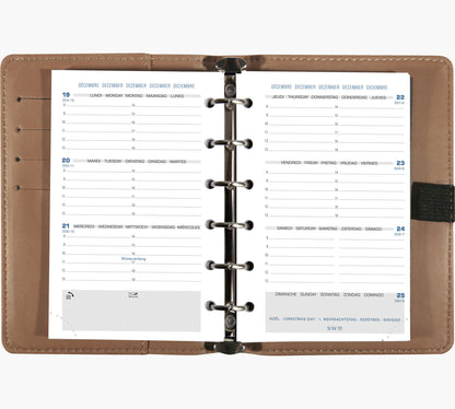 Organiseur exatime 14 méline - vue hebdomadaire 16 mois