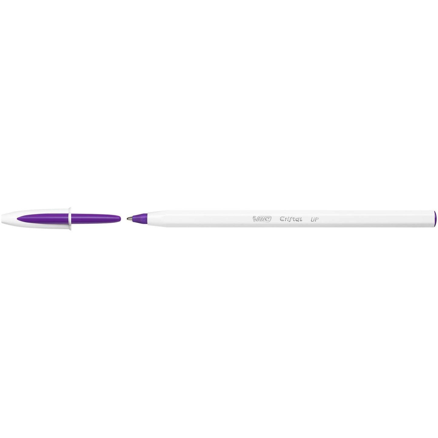 Stylo à bille bic cristal up - pointe larouge 1.2 mm