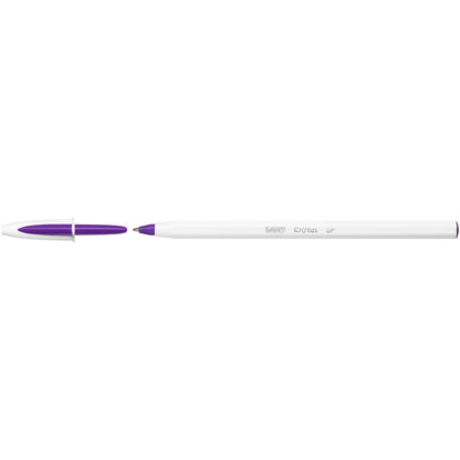 Stylo à bille bic cristal up - pointe larouge 1.2 mm