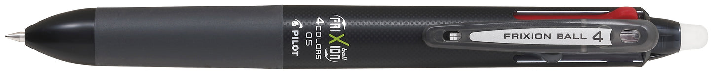 Stylo roller frixion 4 couleurs - effaçable et ergonomique