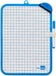 Ardoise Effaçable 18x26 cm - Surface Bleue