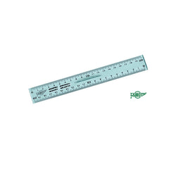 Double décimètre 20 cm - transparent