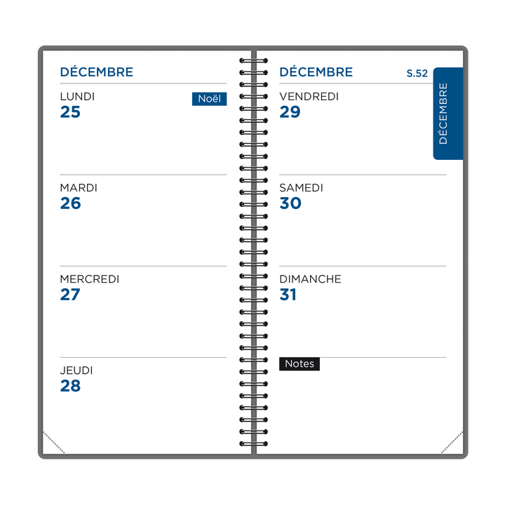 Cahier voyage visio+ - format compact 9x17 cm