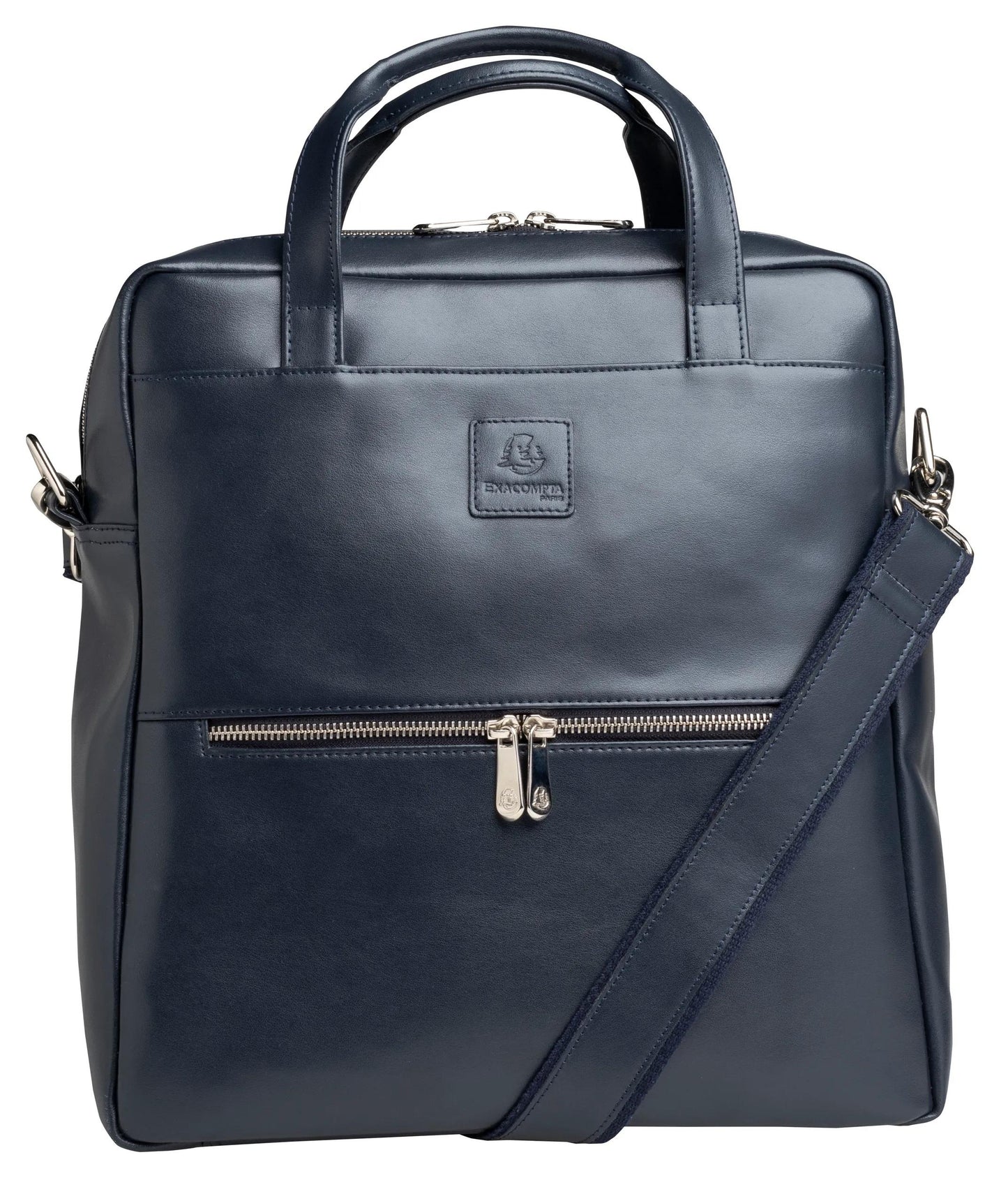 Sac à dos ordinateur 14" cuir marine - élégance et fonctionnalité