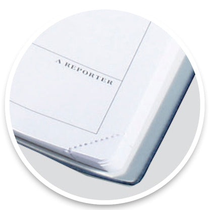 Agenda Semainier A4 Noir - Couverture Amovible PVC
