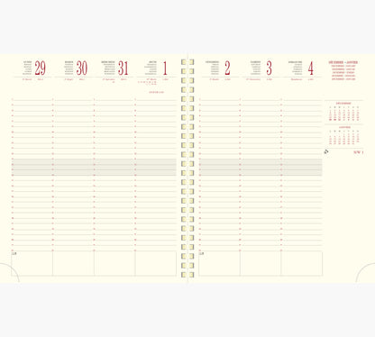 Agenda Exacompta Eurotime 22S Duo 18x22 cm