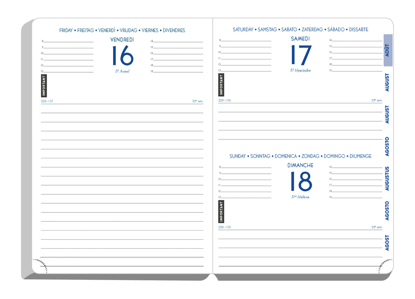 Agenda Scolaire Forum Dragon Ball S 12x17 cm Journalier Août 2026 à Juillet 2027