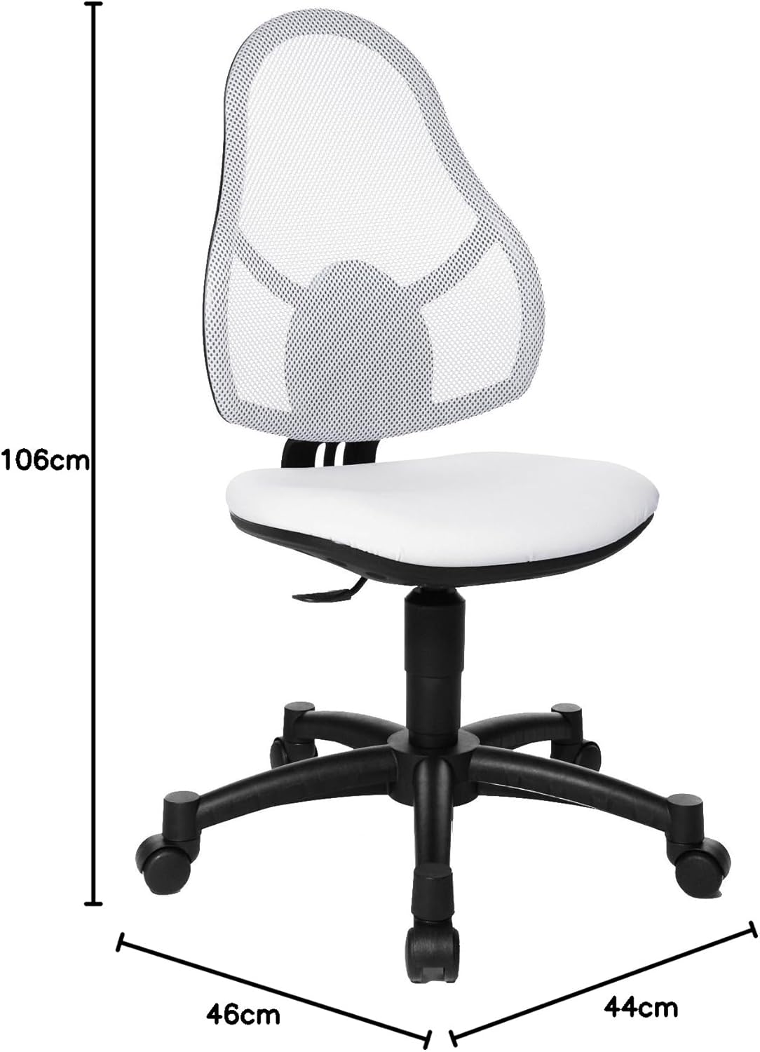 Siege De Bureau Pour Enfant Blanc Cortex Junior Open Art Junior