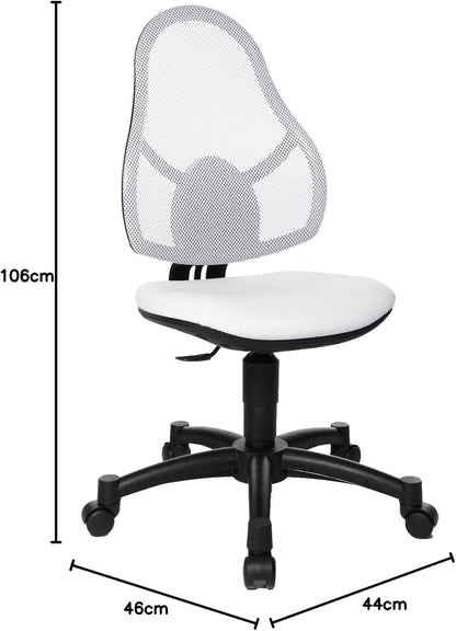 Siege De Bureau Pour Enfant Blanc Cortex Junior Open Art Junior