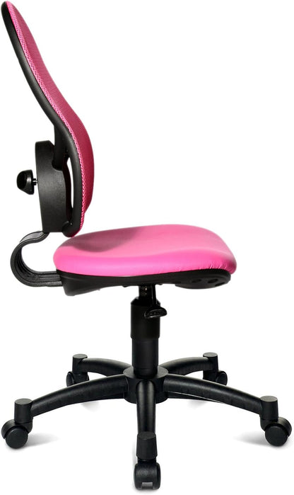 Siège de bureau enfantTopstar - rose ergonomique ajustable