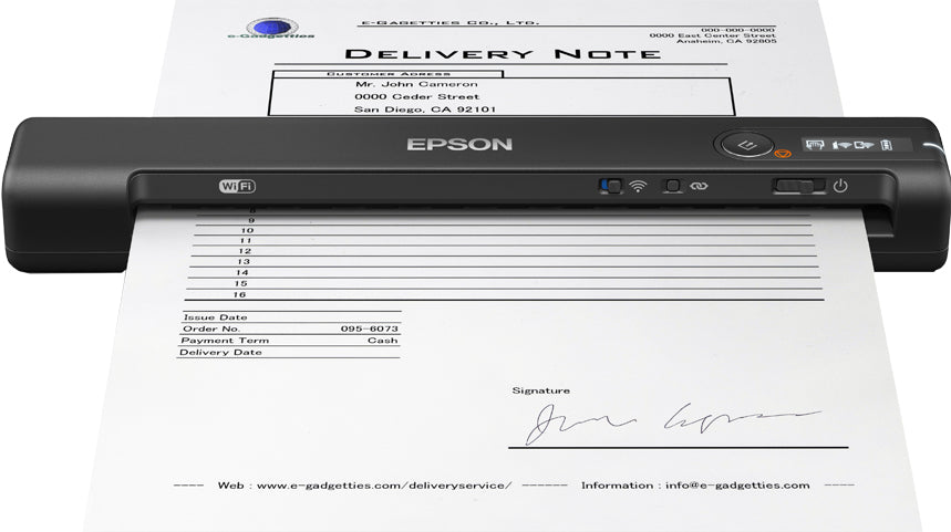 Scanner Epson portable es-60w - numérisation rapide et mobile