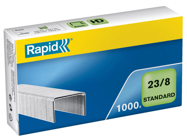 Agrafes 23/8 - heavy duty, 1000 unités