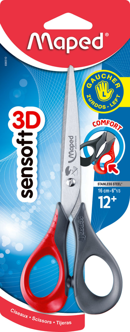 Ciseaux scolaires 16cm - confort pour gauchers