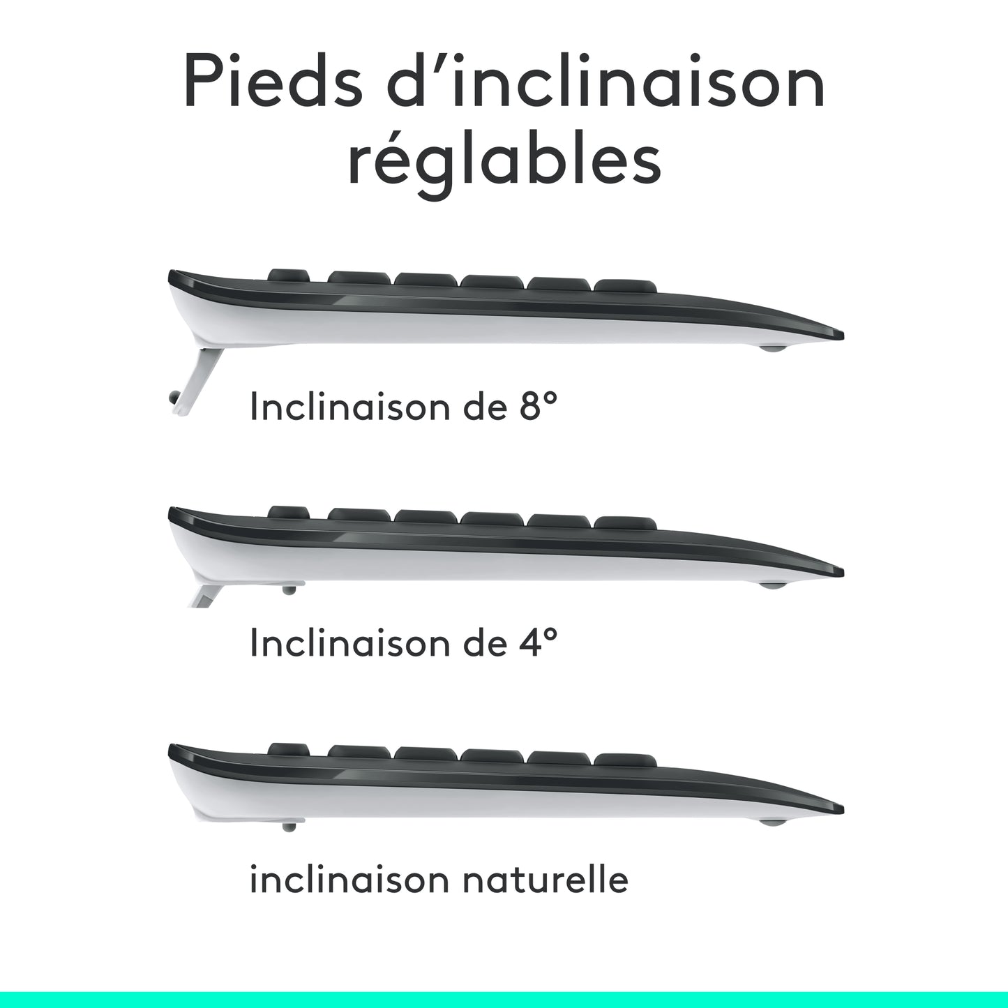 Clavier/souris sans fil mk540 - confort et précision