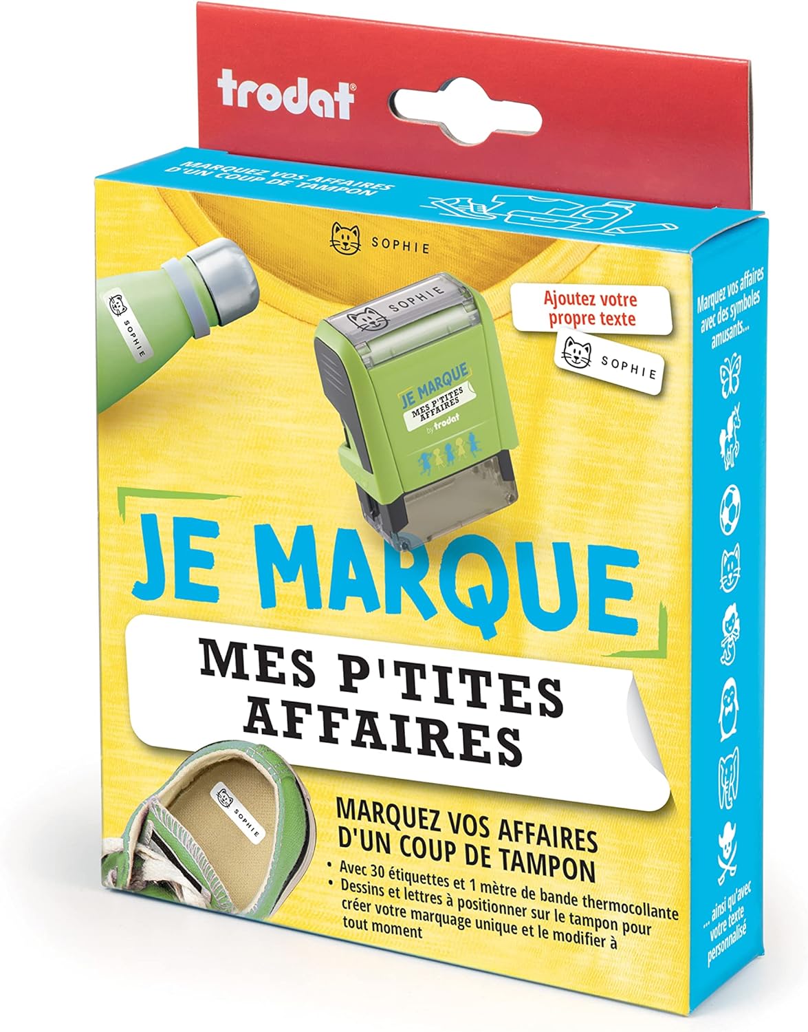 Kit tampon personnalisable - encrage automatique