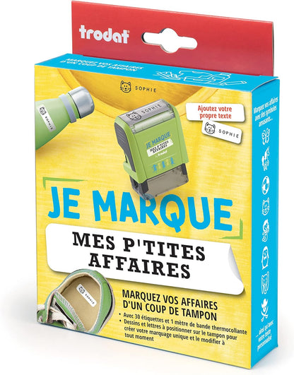 Kit tampon personnalisable - encrage automatique
