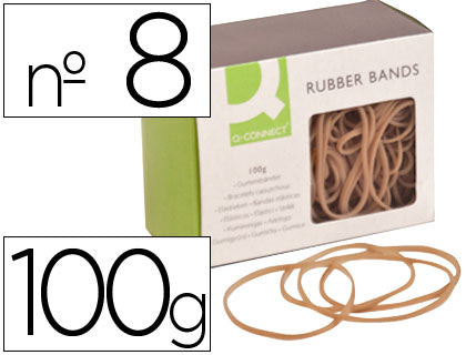 Élastiques fins 80x2mm - boîte de 100g