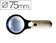 Loupe avec led - 75mm pour lecture précise