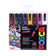 Marqueurs à pointe conique Posca - assortiment de 8 couleurs
