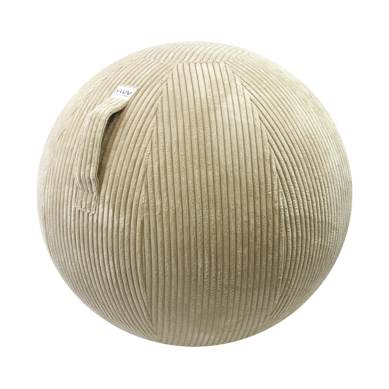 Ballon d'assise ergonomique - Velours Beige 50-55cm