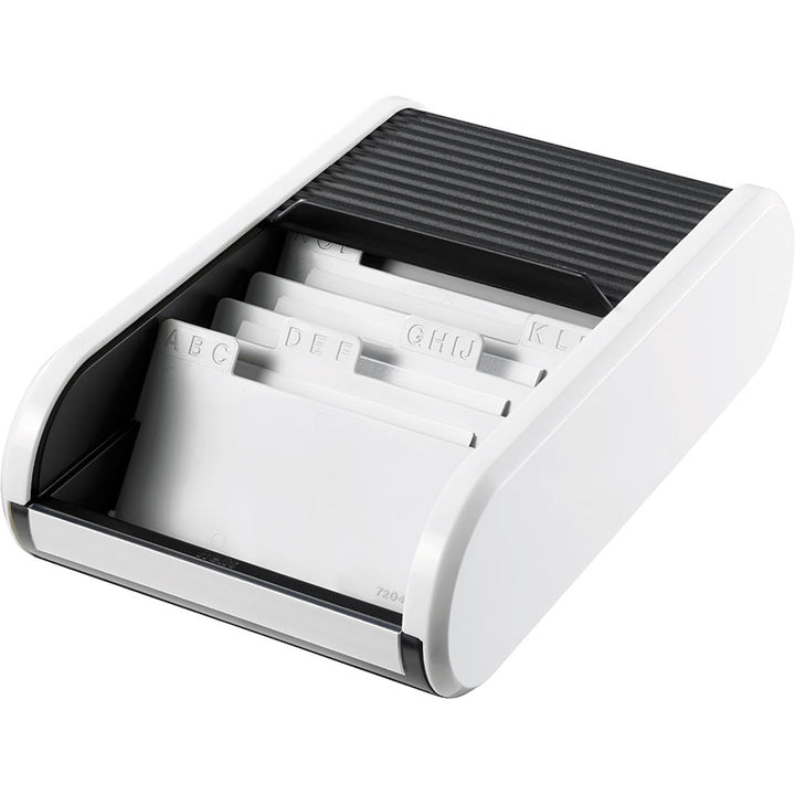 Boîte à cartes de visite linear - élégance bicolore