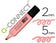 Surligneur biseauté pastel rose - pointe précise