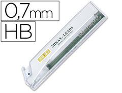 Mines graphite 0.7mm HB - précision et durabilité  étui de 12