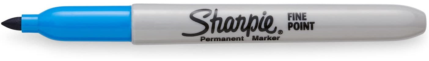 Marqueur pointe fine Sharpie - couleur bleu turquoise