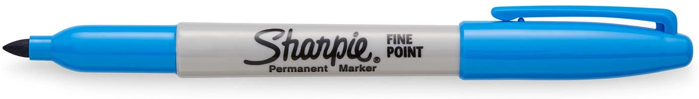 Marqueur pointe fine Sharpie - couleur bleu turquoise