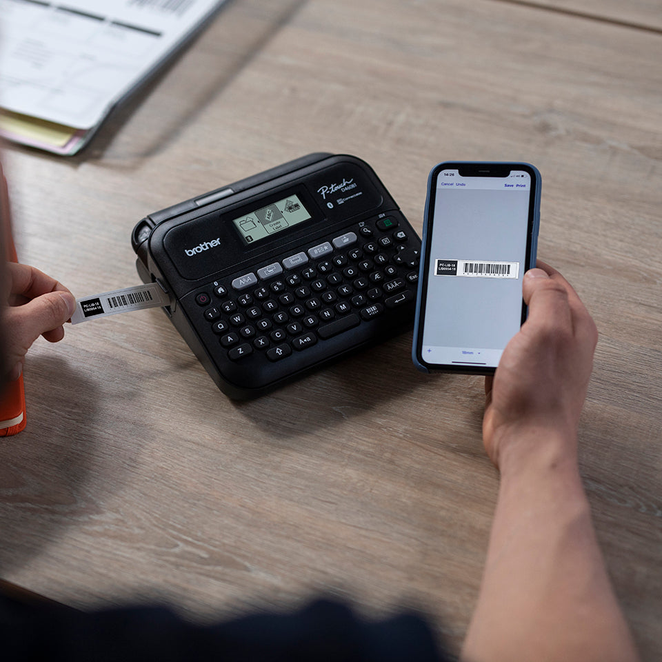 Étiqueteuse Brother PT-D460BT avec connectivité Bluetooth