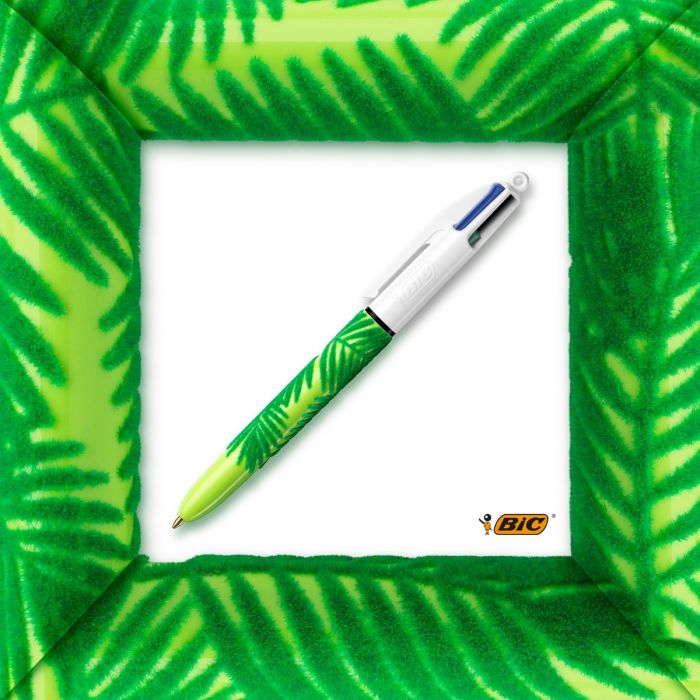Stylo-bille BIC 4 Couleurs Velours 1,0 mm