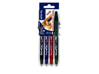 Stylo roller frixion  effaçable 0.7 mm - pack de 4 couleurs