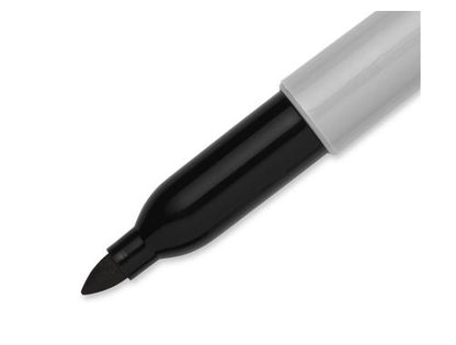 Marqueur pointe fine sharpie noir - pack éco de 24