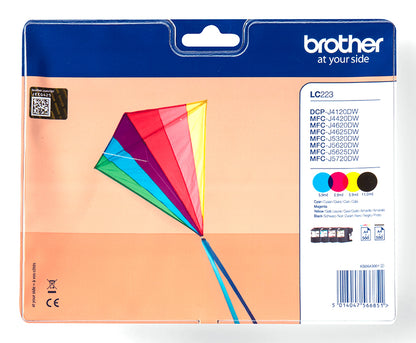 Pack 4 cartouches Brother lc223 - impression économique