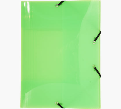 Chemise polypropylène 3 rabats a4 crystal col