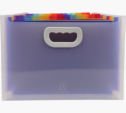 Valisette trieur A4 extensible 24 Compartiments - A4 Transparent