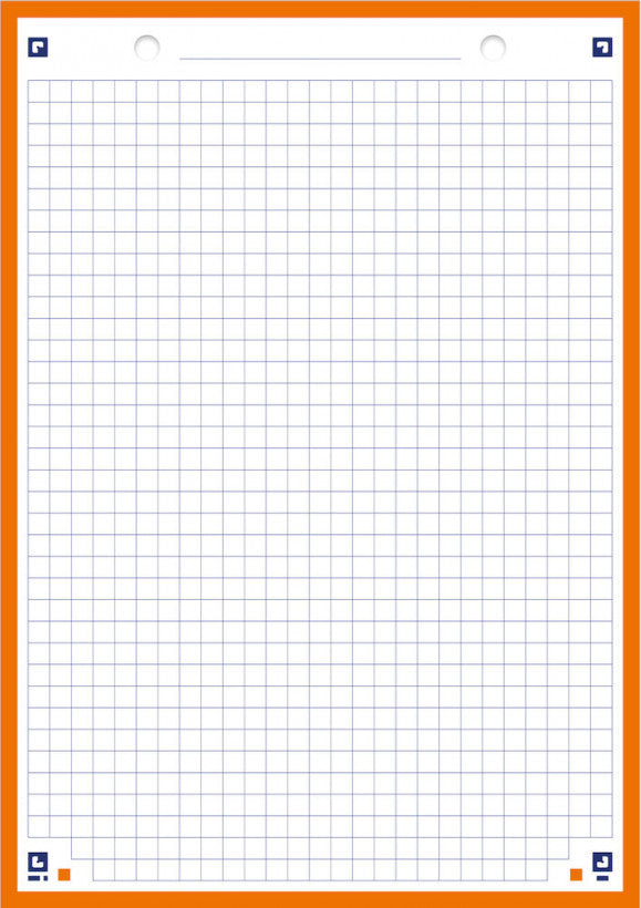 Bloc de fiches a5 - cadres colorés - 30 pages