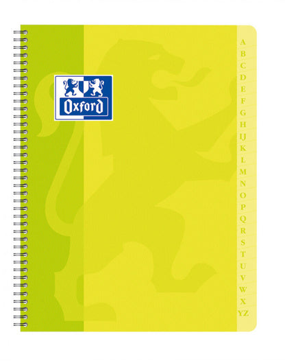 Répertoire à spirales Oxford 17x22cm - 180 pages - Petits carreaux 5x5mm